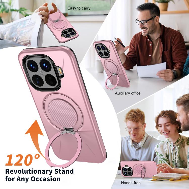 For Xiaomi 15T Pro 5G Kalebol Magnetic MagSafe Rotation Holder PC Phone Case