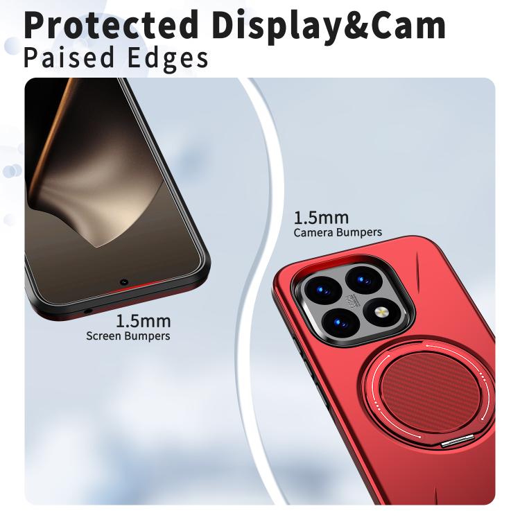 For Xiaomi 15T 5G Kalebol Magnetic MagSafe Rotation Holder PC Phone Case