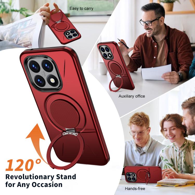 For Xiaomi 15T 5G Kalebol Magnetic MagSafe Rotation Holder PC Phone Case