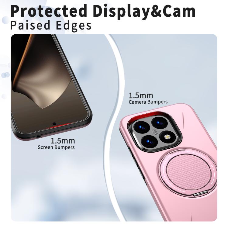 For Xiaomi 15T 5G Kalebol Magnetic MagSafe Rotation Holder PC Phone Case
