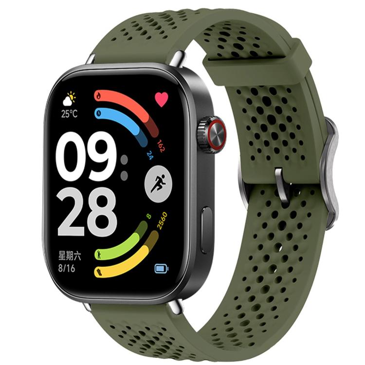 For Xiaomi Band  10 Pro / Redmi Watch 6 / 5 Mesh Solid Color Silicone Watch Band