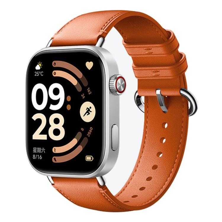 For Xiaomi Band  10 Pro / Redmi Watch 6 / 5 Solid Color Leather Watch Band