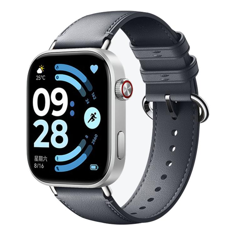 For Xiaomi Band  10 Pro / Redmi Watch 6 / 5 Solid Color Leather Watch Band