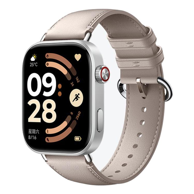 For Xiaomi Band  10 Pro / Redmi Watch 6 / 5 Solid Color Leather Watch Band