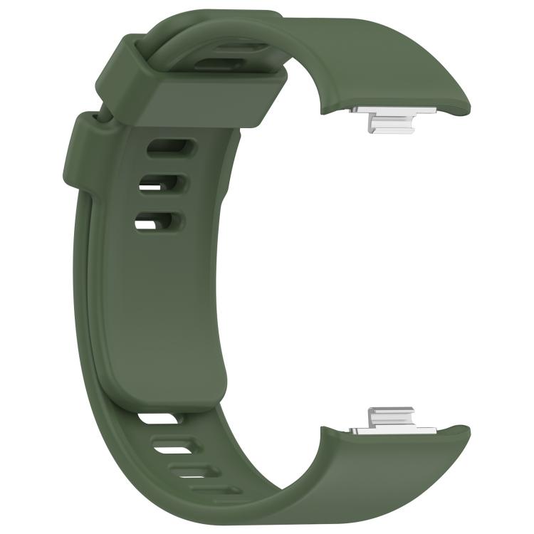 For Xiaomi Band  10 Pro / Redmi Watch 6 / 5 Solid Color Press Buckle Silicone Watch Band
