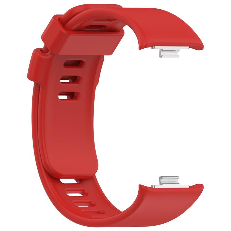 For Xiaomi Band  10 Pro / Redmi Watch 6 / 5 Solid Color Press Buckle Silicone Watch Band