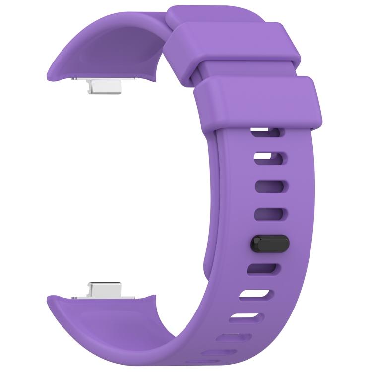 For Xiaomi Band  10 Pro / Redmi Watch 6 / 5 Solid Color Press Buckle Silicone Watch Band