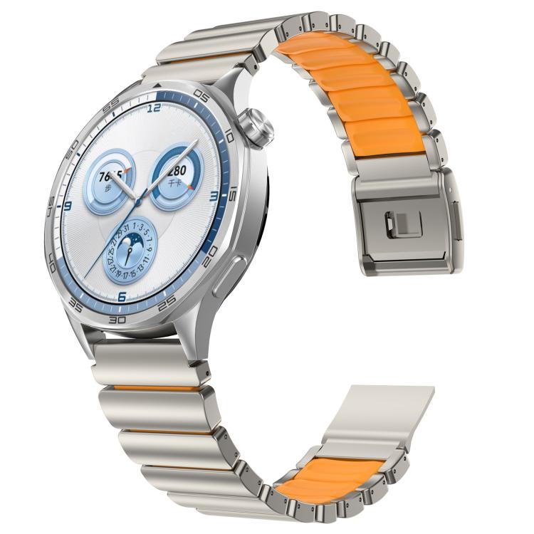 22mm Norman Magnetic Buckle Titanium Metal Watch Band