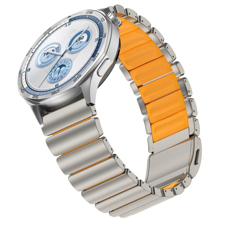 22mm Norman Magnetic Buckle Titanium Metal Watch Band