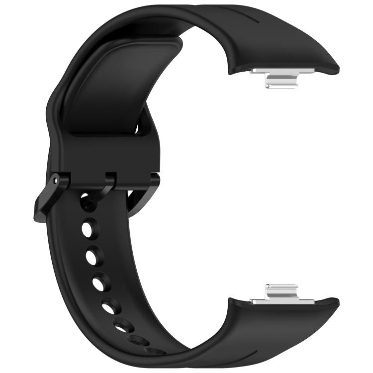 For Xiaomi Band  10 Pro / Redmi Watch 6 / 5 Solid Color Vertical Striped Pin Buckle Silicone Watch Band