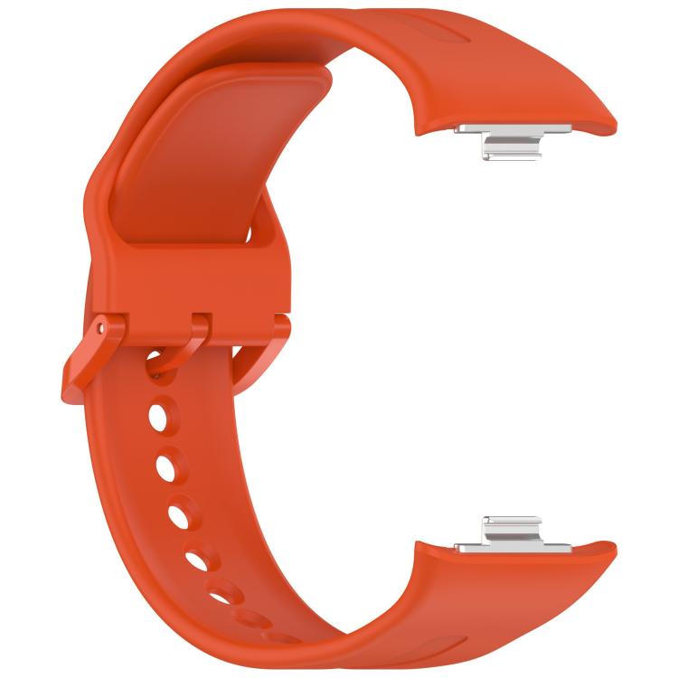 For Xiaomi Band  10 Pro / Redmi Watch 6 / 5 Solid Color Vertical Striped Pin Buckle Silicone Watch Band