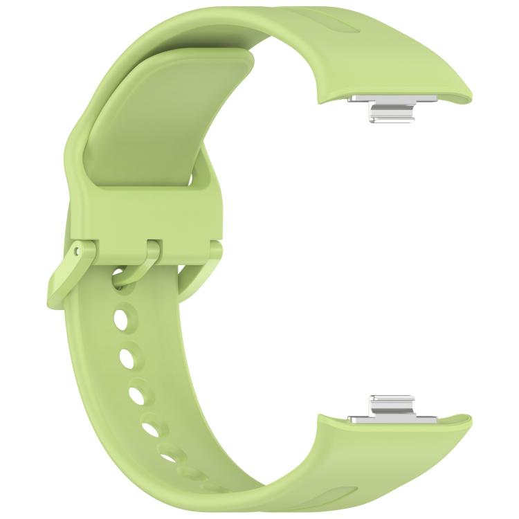 For Xiaomi Band  10 Pro / Redmi Watch 6 / 5 Solid Color Vertical Striped Pin Buckle Silicone Watch Band