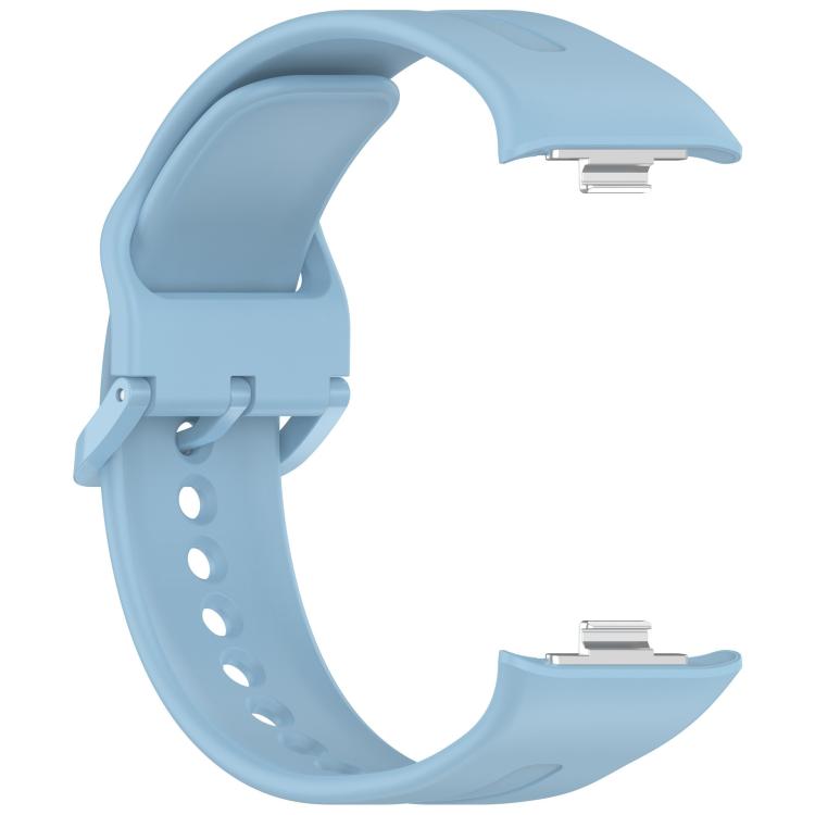 For Xiaomi Band  10 Pro / Redmi Watch 6 / 5 Solid Color Vertical Striped Pin Buckle Silicone Watch Band