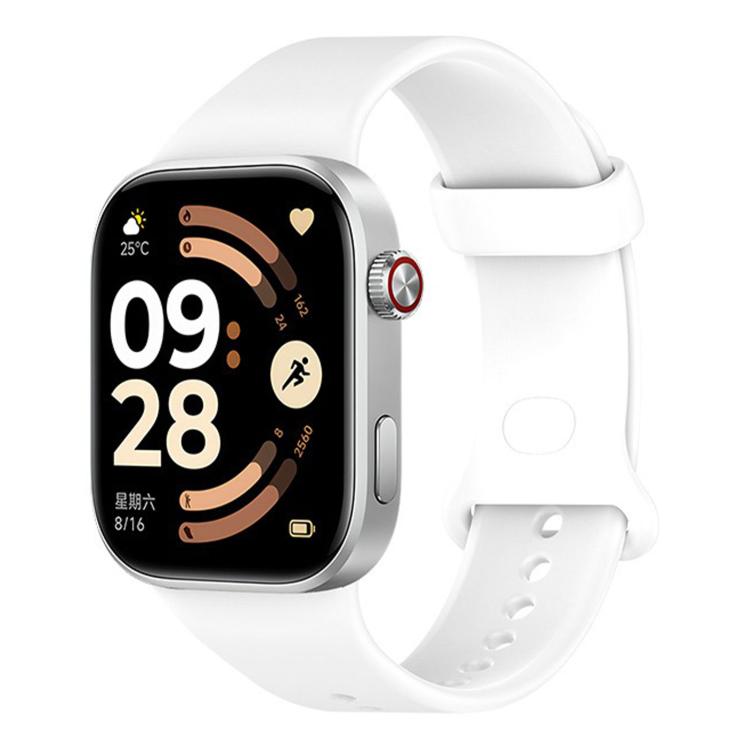 For Xiaomi Band  10 Pro / Redmi Watch 6 / 5 Solid Color Breathable Silicone Watch Band