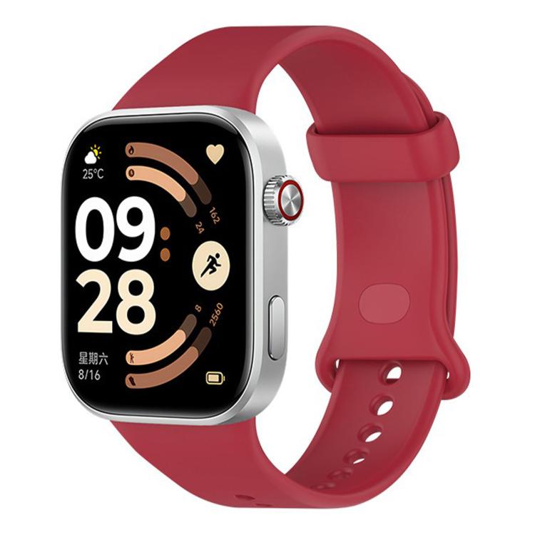 For Xiaomi Band  10 Pro / Redmi Watch 6 / 5 Solid Color Breathable Silicone Watch Band