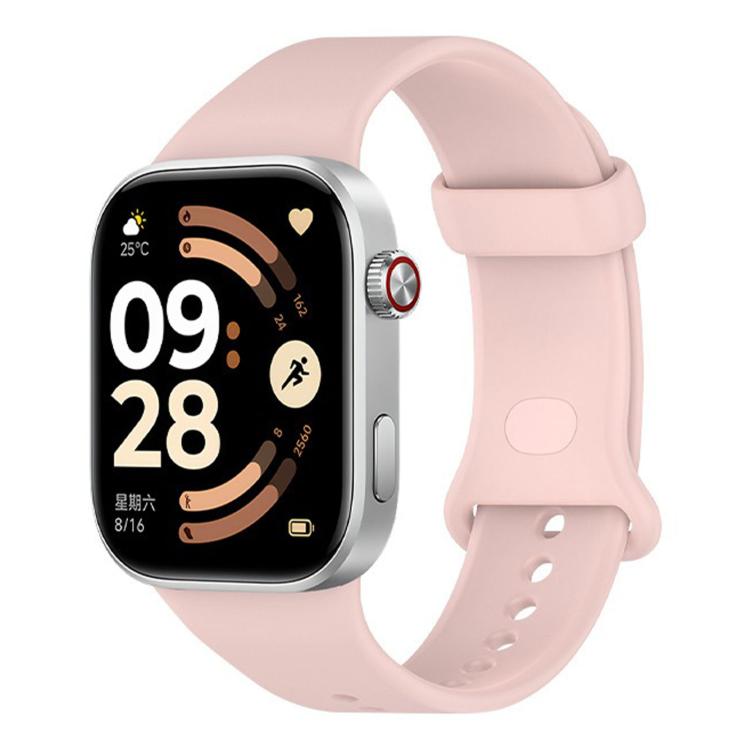 For Xiaomi Band  10 Pro / Redmi Watch 6 / 5 Solid Color Breathable Silicone Watch Band