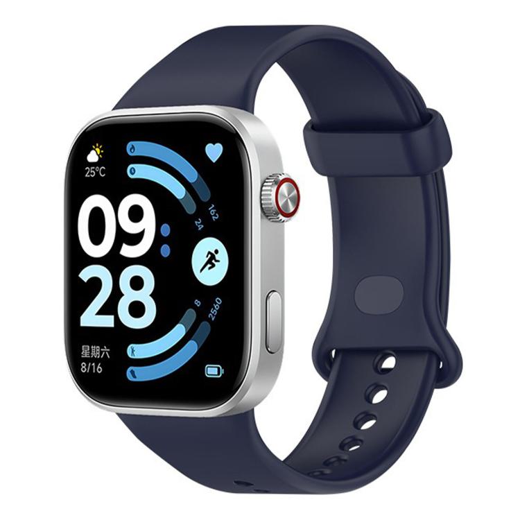 For Xiaomi Band  10 Pro / Redmi Watch 6 / 5 Solid Color Breathable Silicone Watch Band