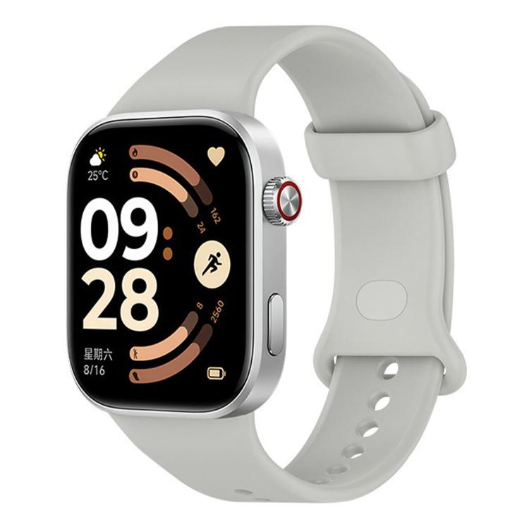 For Xiaomi Band  10 Pro / Redmi Watch 6 / 5 Solid Color Breathable Silicone Watch Band