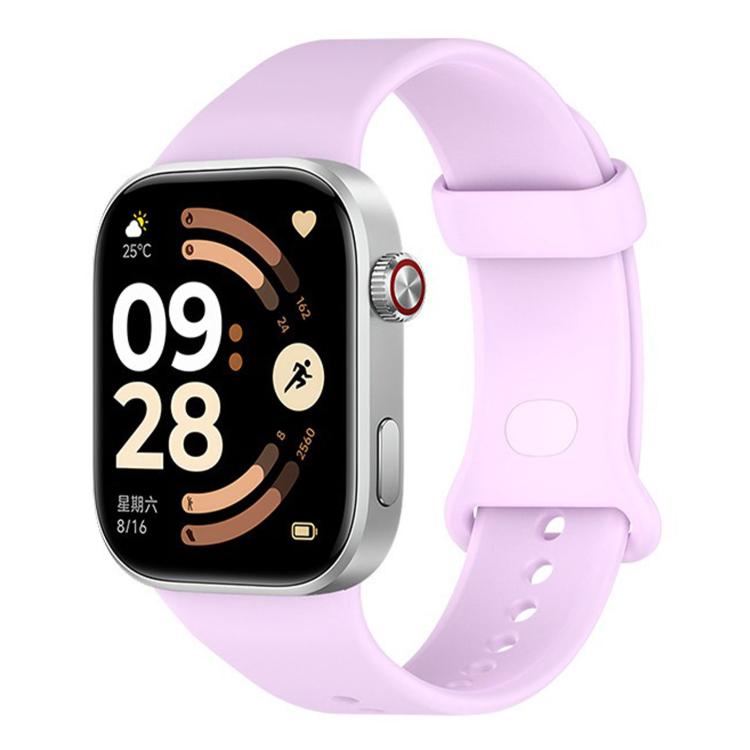 For Xiaomi Band  10 Pro / Redmi Watch 6 / 5 Solid Color Breathable Silicone Watch Band