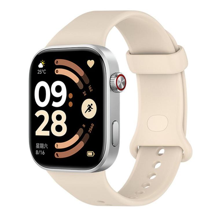 For Xiaomi Band  10 Pro / Redmi Watch 6 / 5 Solid Color Breathable Silicone Watch Band