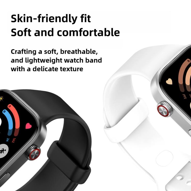 For Xiaomi Band  10 Pro / Redmi Watch 6 / 5 Solid Color Breathable Silicone Watch Band