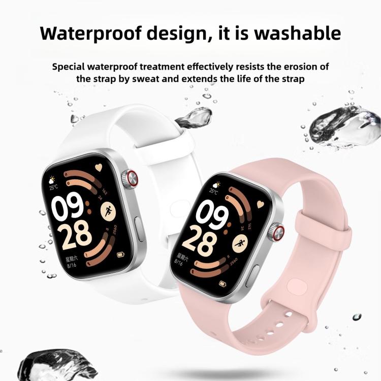 For Xiaomi Band  10 Pro / Redmi Watch 6 / 5 Solid Color Breathable Silicone Watch Band