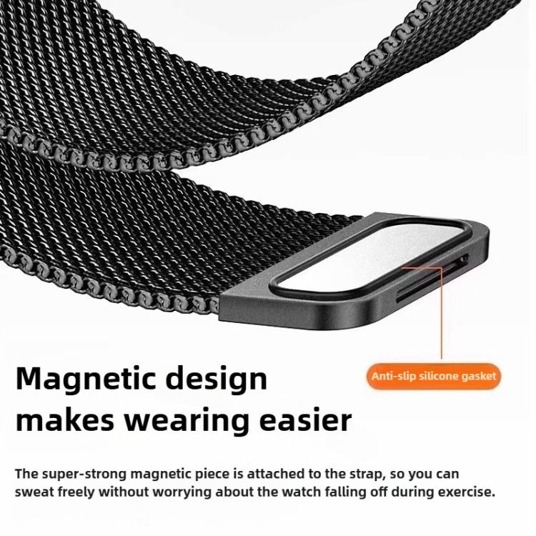 For Xiaomi Band  10 Pro / Redmi Watch 6 / 5 Milanese Magnetic Buckle Stainless Steel Watch Band