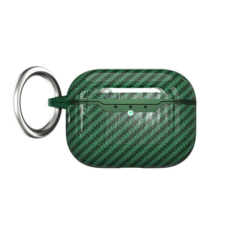 For AirPods Pro 2 Carbon Fiber TPU Earphone Protective Cover