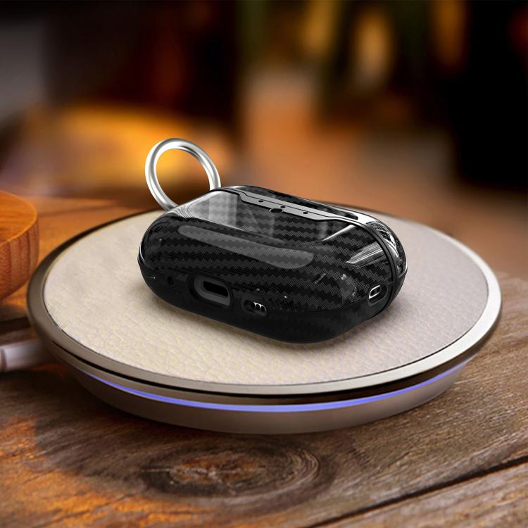 For AirPods Pro 2 Carbon Fiber TPU Earphone Protective Cover
