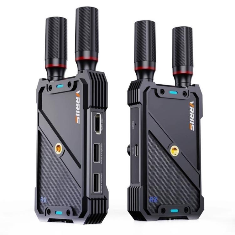 VRRIIS 082K Support USB Keyboard Mouse 400m Wireless HD KVM Extender Video Transmitter Receiver, Plug:UK Plug