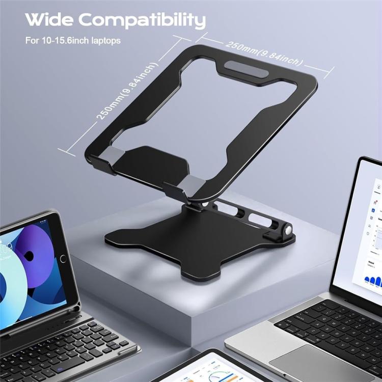 NH-02B Notebooks PC Foldable Adjustable Height Laptop Stand for 10-15.6 inch