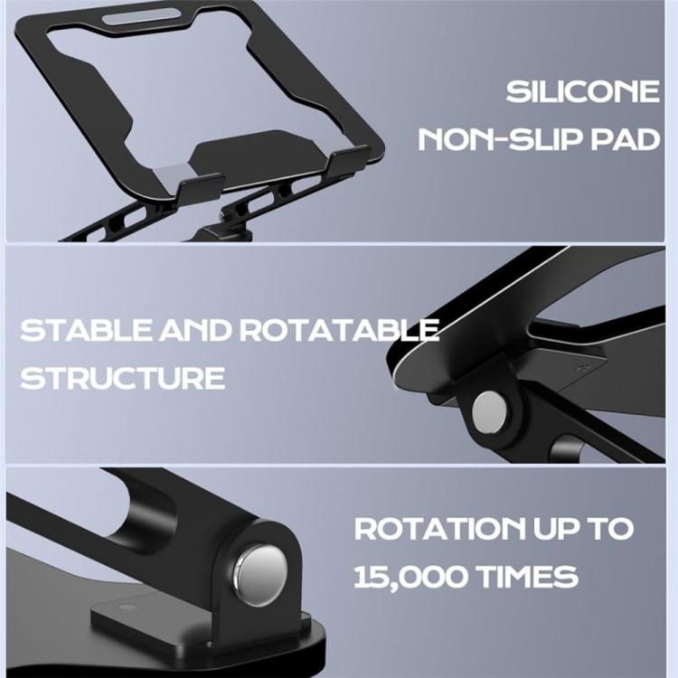 NH-02B Notebooks PC Foldable Adjustable Height Laptop Stand for 10-15.6 inch