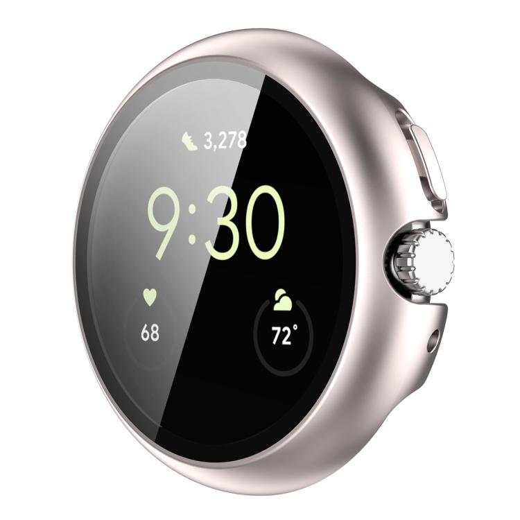 Google Pixel Watch 4 45mm ENKAY Hat-Prince Full Coverage Tempered Glass Film Integrated PC Watch Cover
