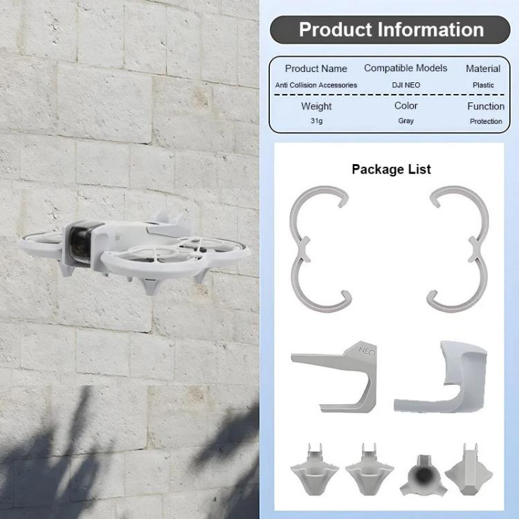 For DJI Neo Propeller Protective Guard Anti-collision Ring Cover