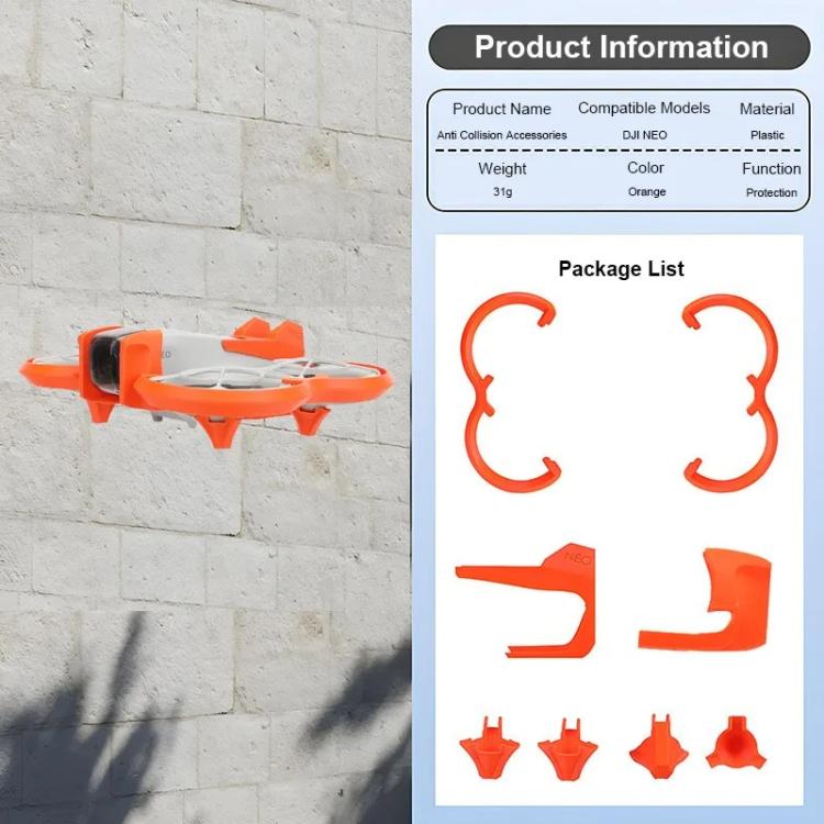 For DJI Neo Propeller Protective Guard Anti-collision Ring Cover