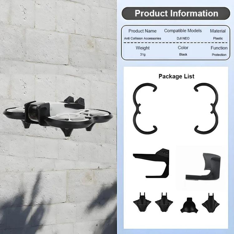 For DJI Neo Propeller Protective Guard Anti-collision Ring Cover
