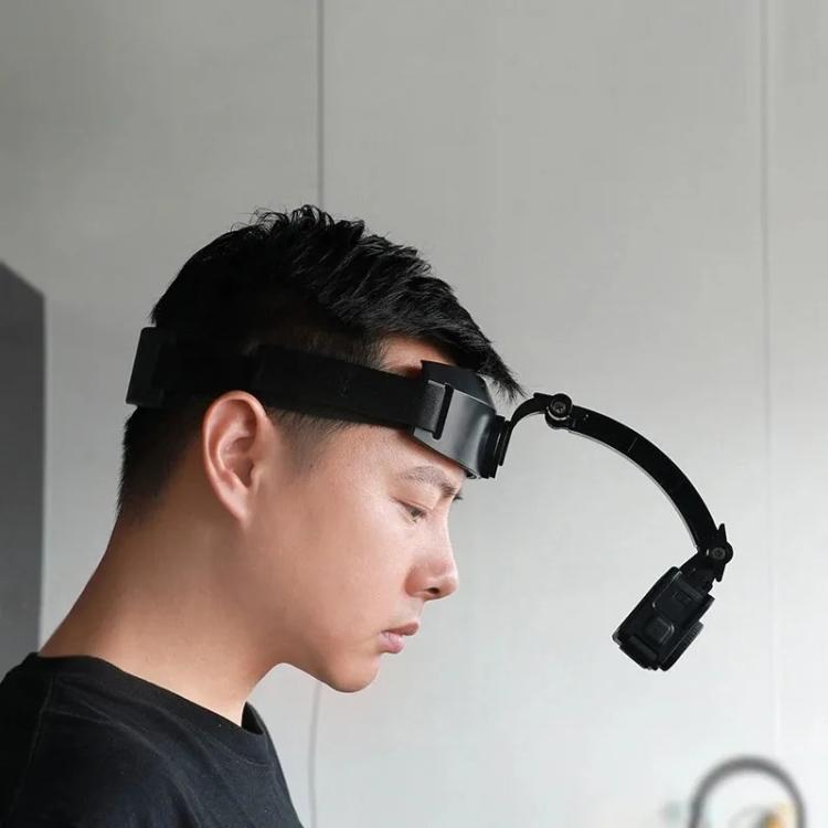 For DJI Action 5 Pro / 4 / 3 Hands-Free Driving Recorder & Sports Camera Mount Head Strap Headband Mount