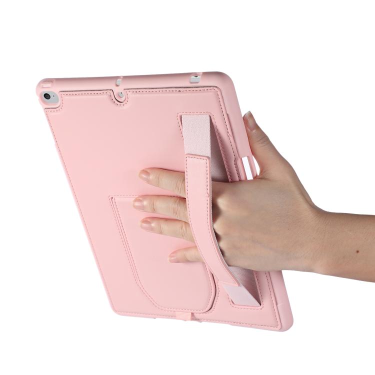 For iPad Pro 9.7 / 9.7 2018 / 2017 Hand Grip Holder Tablet Case with Pen Slot