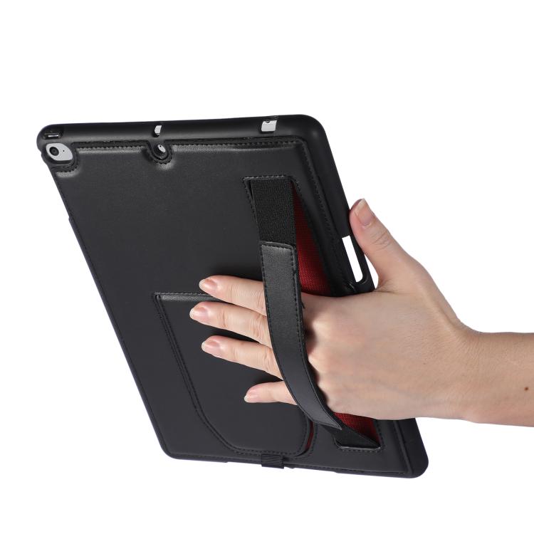For iPad Pro 9.7 / 9.7 2018 / 2017 Hand Grip Holder Tablet Case with Pen Slot