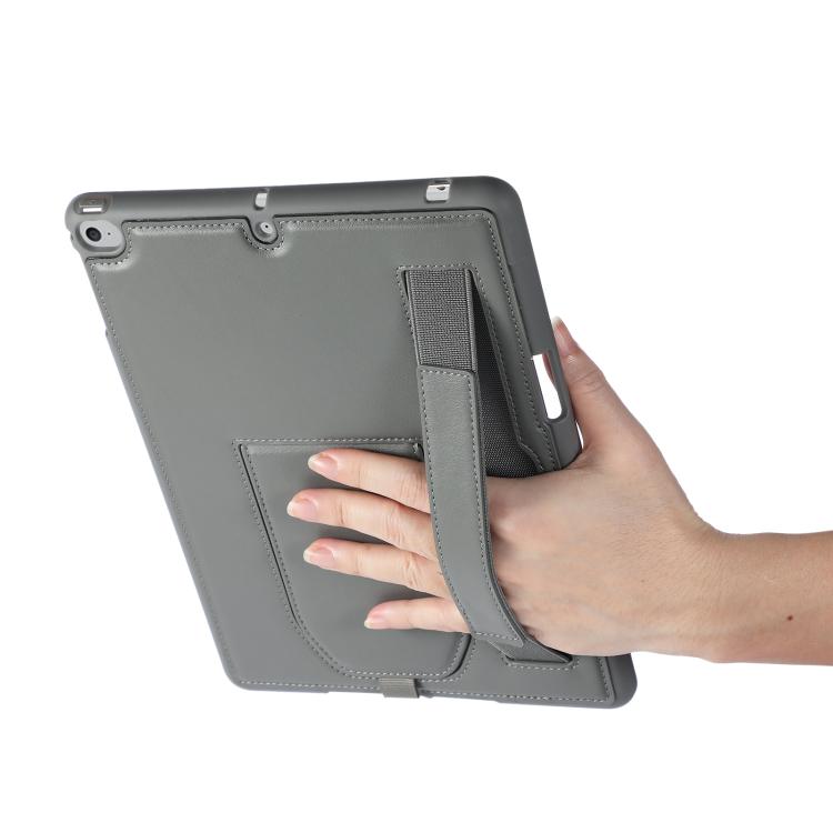 For iPad Pro 9.7 / 9.7 2018 / 2017 Hand Grip Holder Tablet Case with Pen Slot