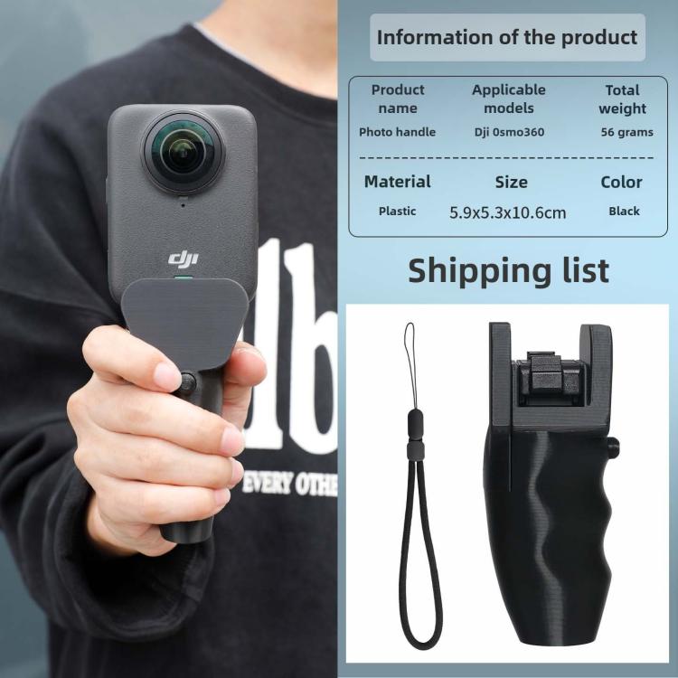 For DJI Osmo 360 Quick-release Handheld Handle Bracket