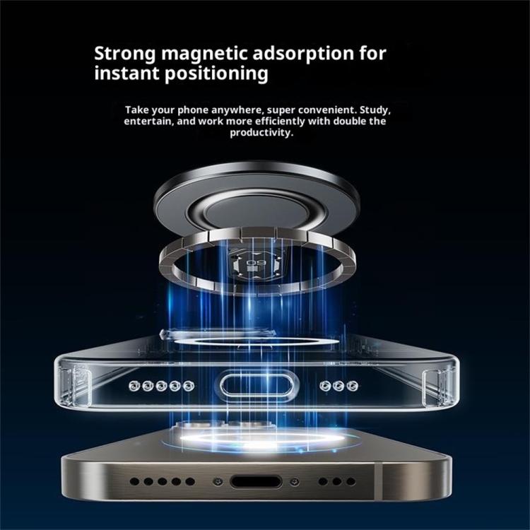 T9 Double Sided Adhesive Ring Grip 360 Degree Rotation Folding Magnetic Phone Holder