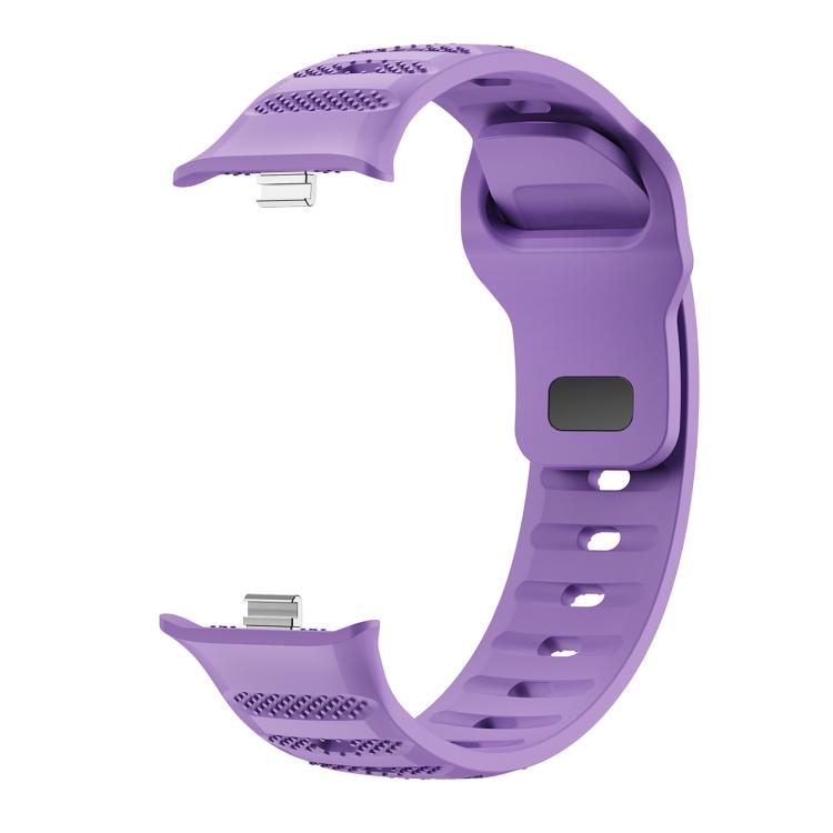 For vivo Watch GT 2 / iQOO Watch GT 2  Dots Texture Reverse Buckle Solid Color Silicone Watch Band
