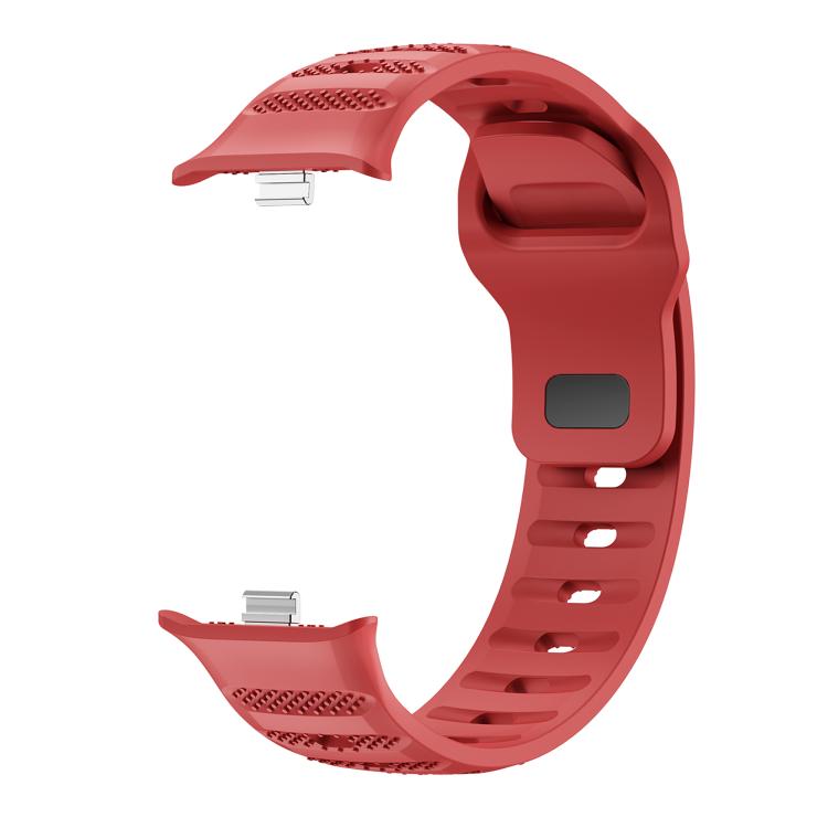 For vivo Watch GT 2 / iQOO Watch GT 2  Dots Texture Reverse Buckle Solid Color Silicone Watch Band