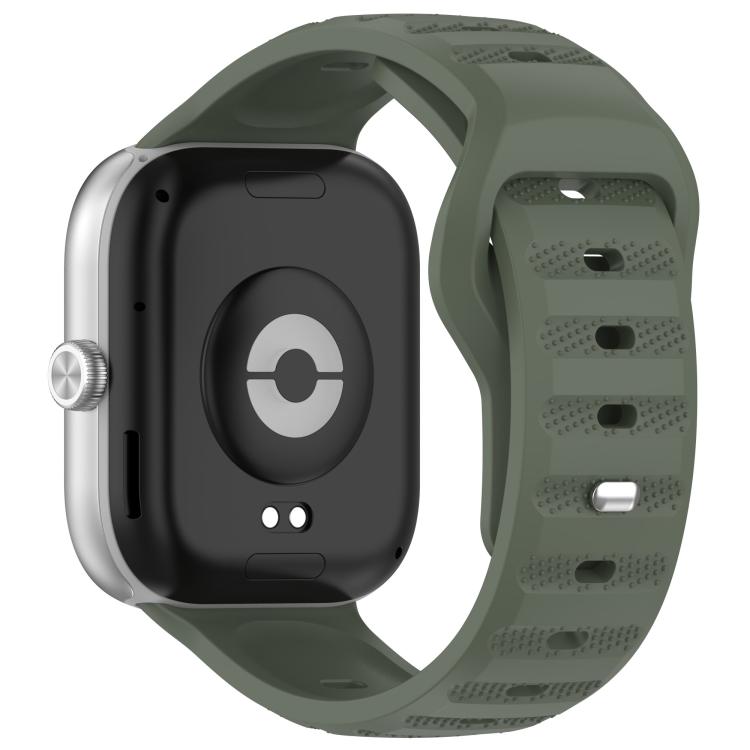 For Xiaomi Band  10 Pro / Redmi Watch 6 / 5 Dots Texture Reverse Buckle Silicone Watch Band