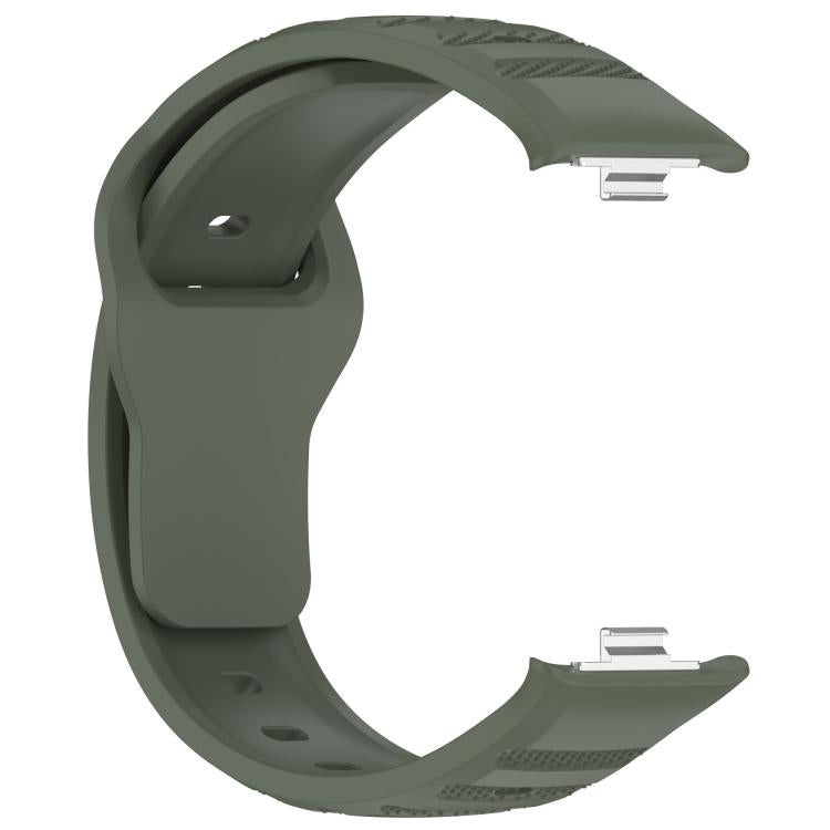 For Xiaomi Band  10 Pro / Redmi Watch 6 / 5 Dots Texture Reverse Buckle Silicone Watch Band