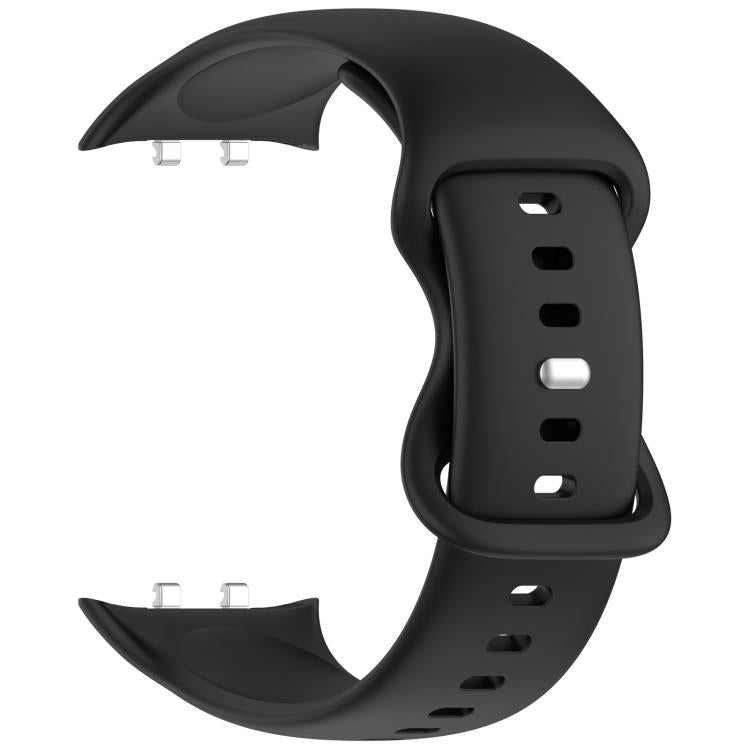 For Honor Watch X5 Butterfly Buckle Solid Color Silicone Watch Band