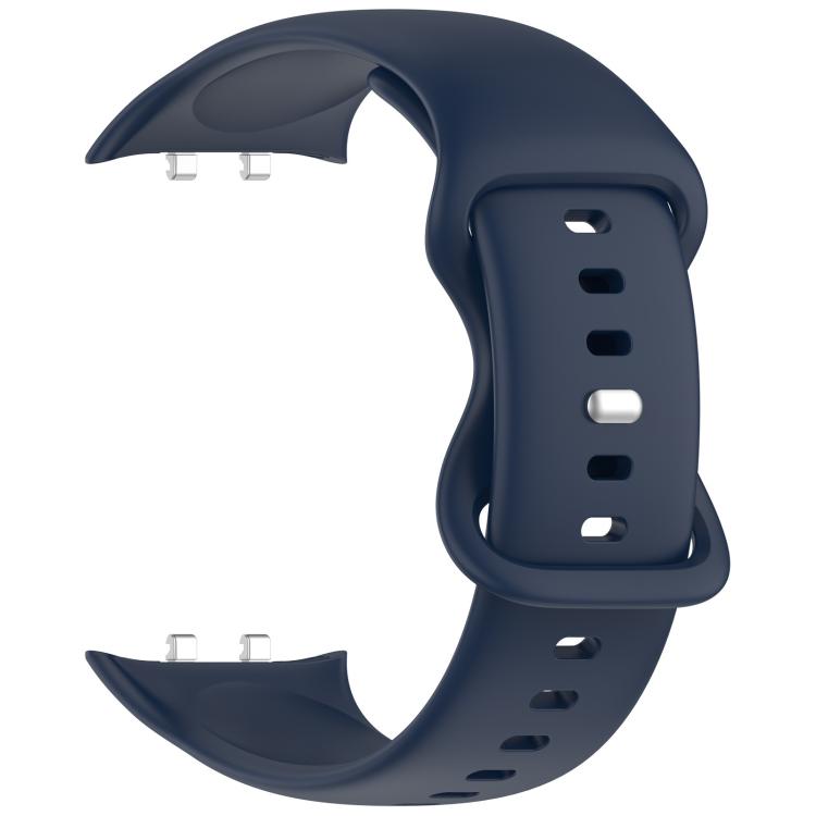 For Honor Watch X5 Butterfly Buckle Solid Color Silicone Watch Band