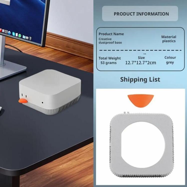 For Mac mini M4 Mini PC Desktop Stand Cooling Bracket Base