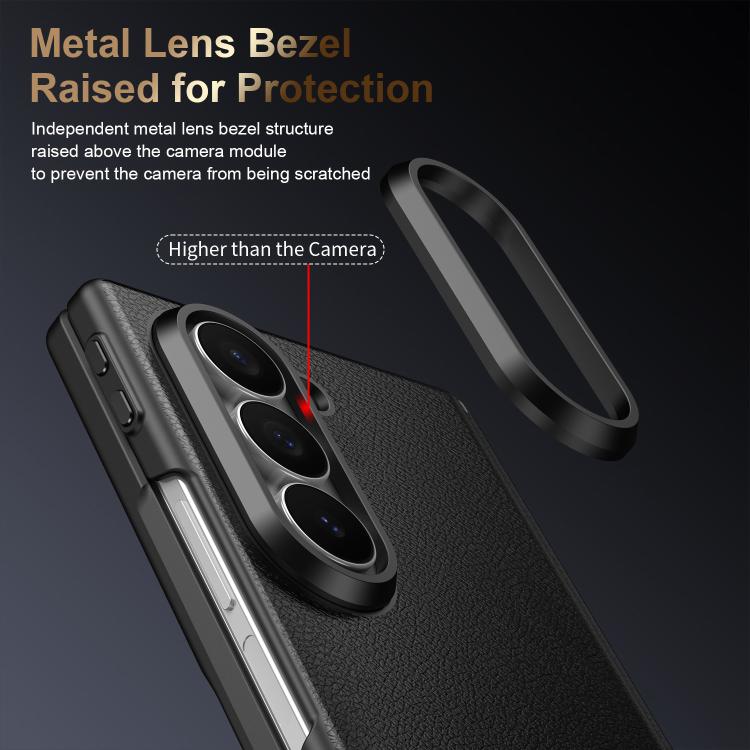 For Samsung Galaxy Z Fold6 5G Zeyuan Intelligent Button Anti-Drop Phone Case